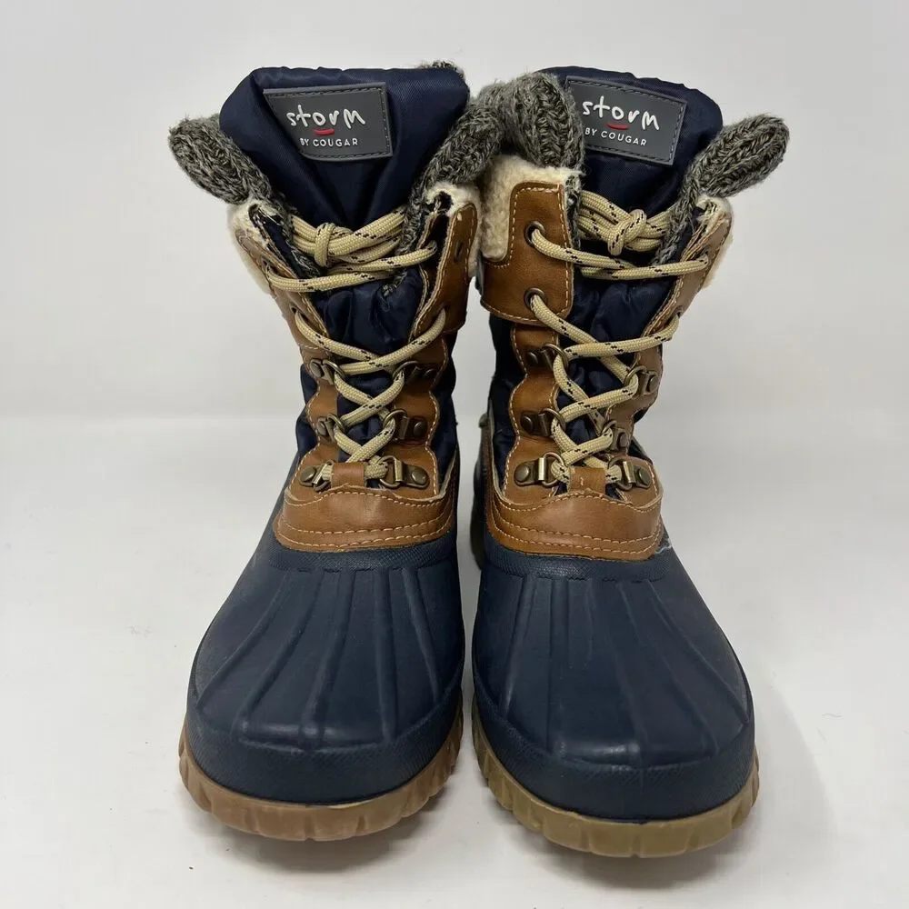 Storm Boots By Cougar Womens Size 8M Winter Creek Navy Blue